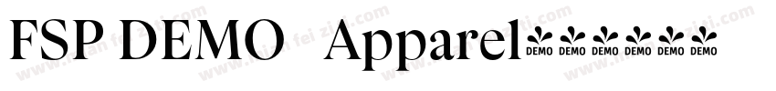 FSP DEMO   Apparel字体转换